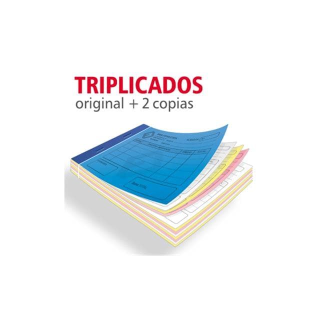Talonarios autocopiativos A4 triplicados - Imagen 1